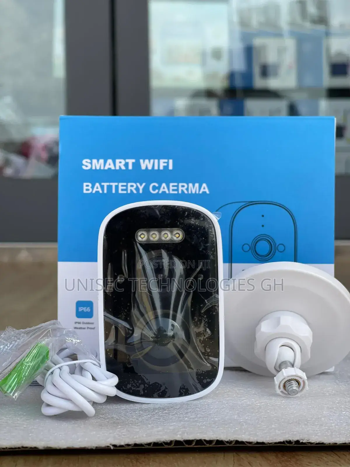 5mp Wi-Fi Camera Rechargeable Battery Lasts 1 Month