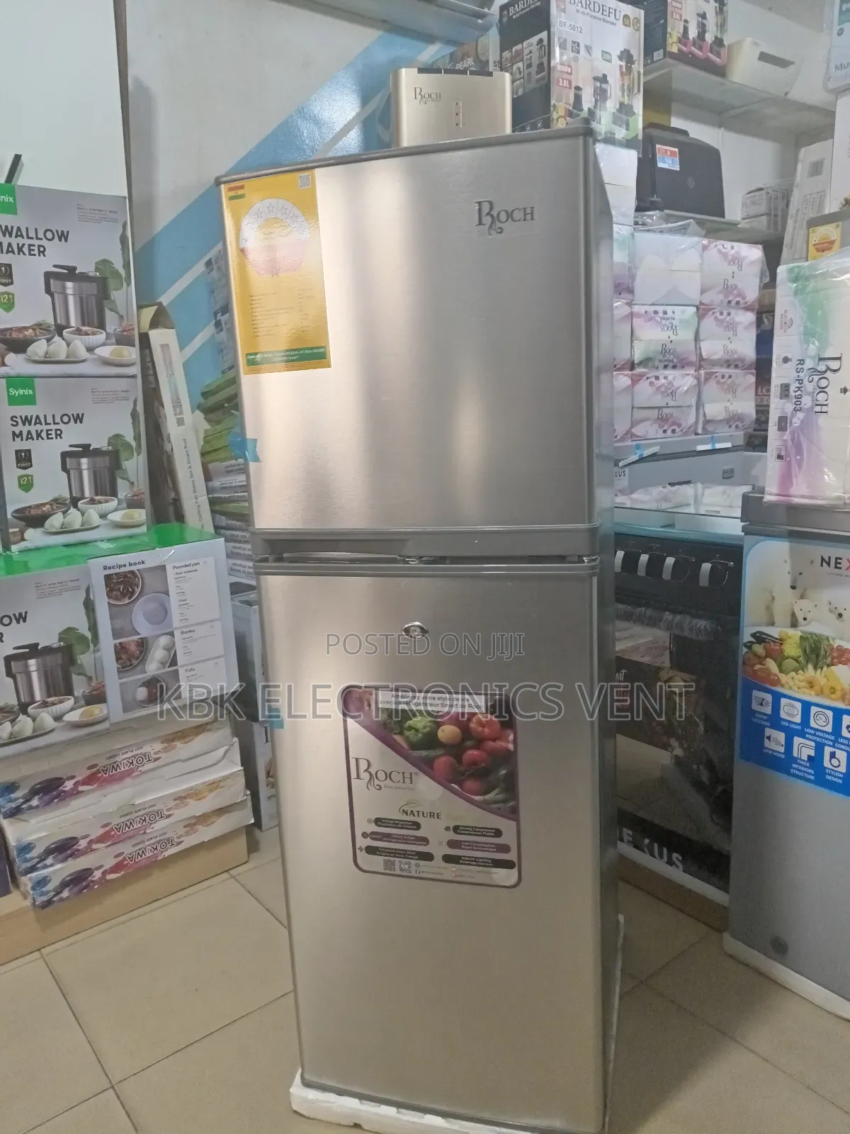 Roch Rfr170(138ltr) Double Door Refrigerator