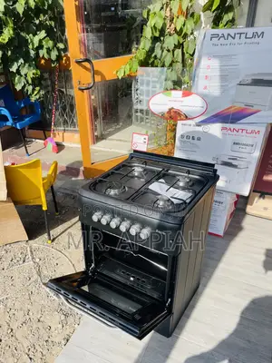 Ferre 60x60 Gas Oven 4 Burner Auto Ignition(Black).