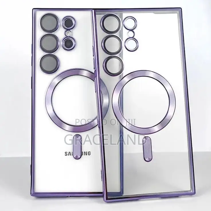Transparent Magsafe Case for Samsung Galaxy S24 S23 Ultra