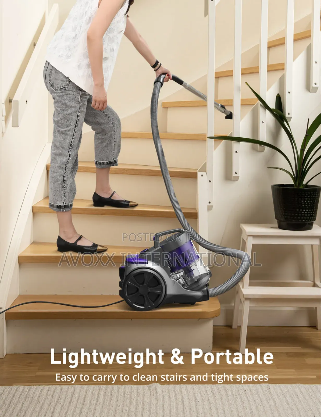 ASPIRON Canister Vacuum Cleaner CA033 5-Stage Filtration