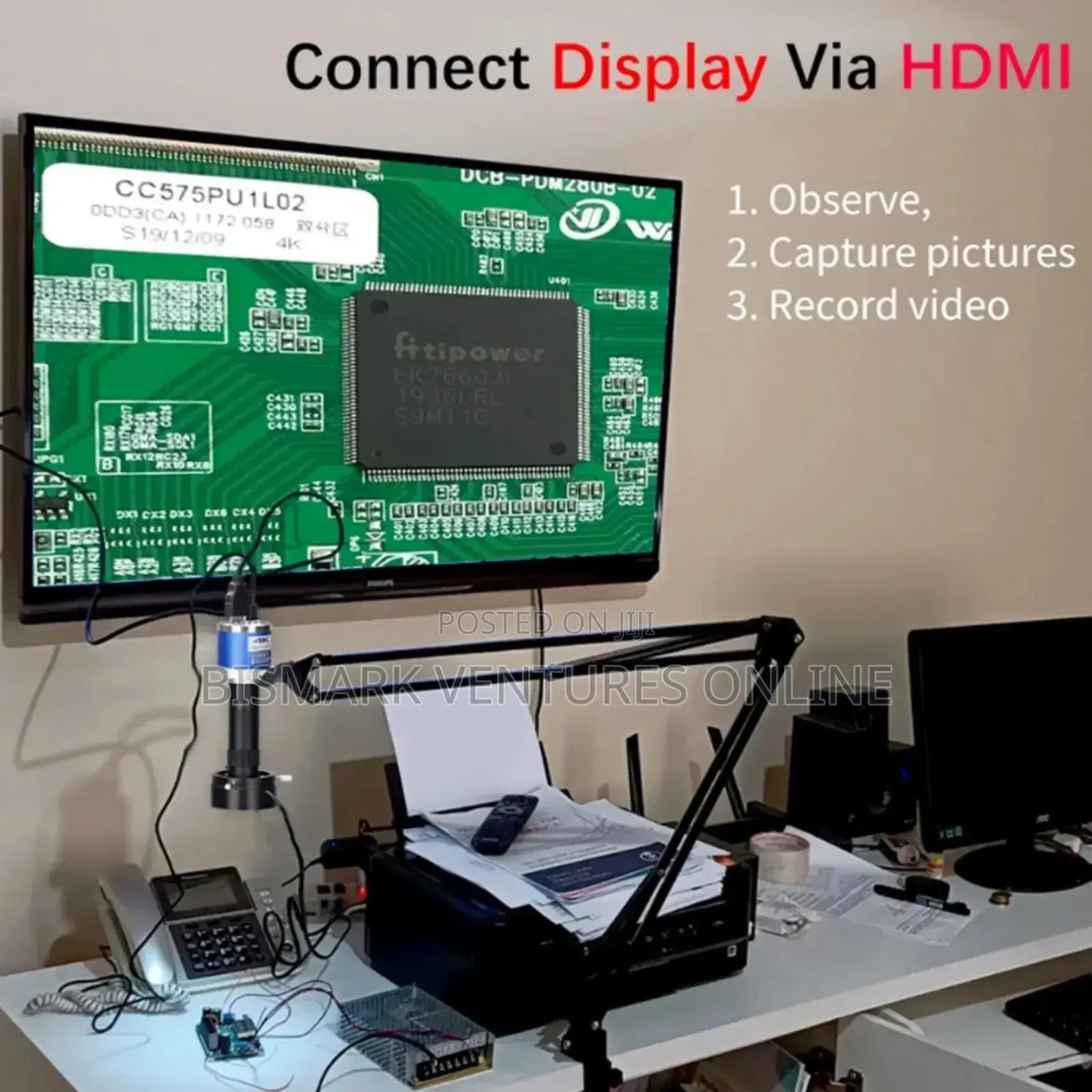 Electronic Digital Microscope Fo Soldering Microscope Set