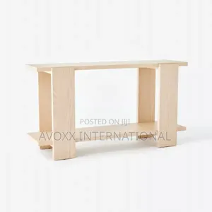 Bleached Oak Console Table Natural Wood - Threshold