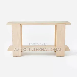 Bleached Oak Console Table Natural Wood - Threshold