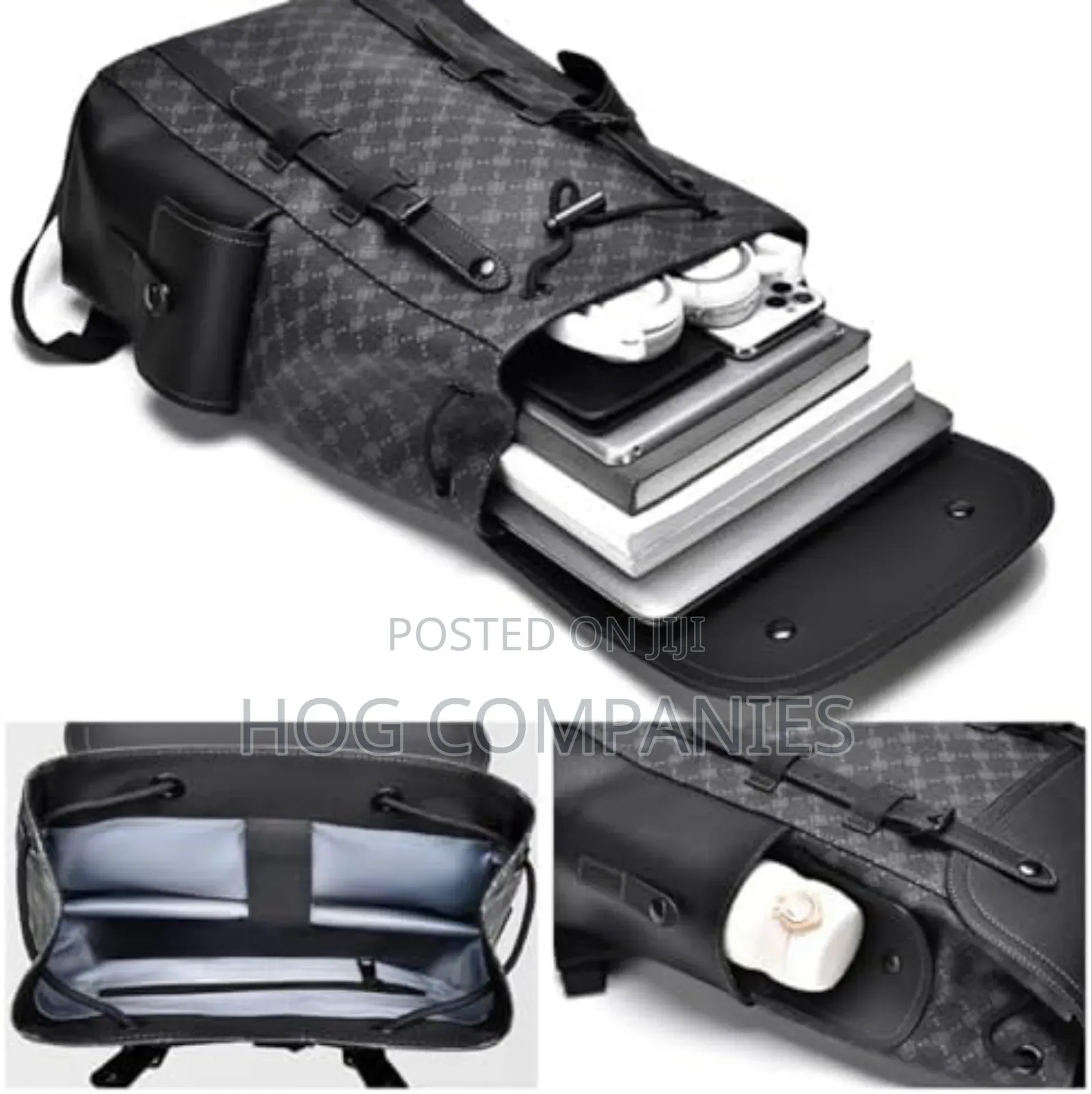 Leather Laptop Travel Backpack School Bag in Accra- Fast Delivery