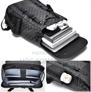 Leather Laptop Travel Backpack School Bag in Accra- Fast Delivery