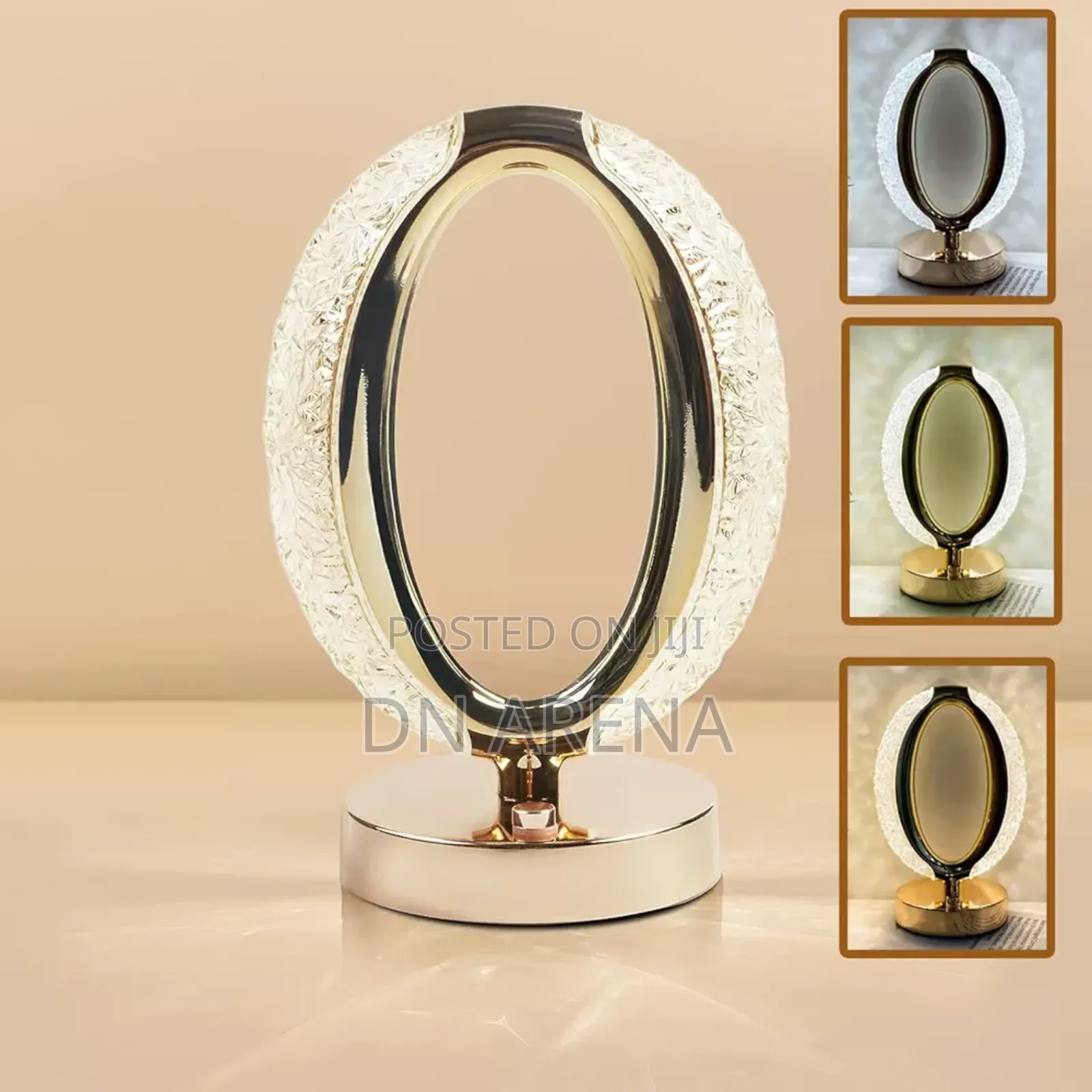 Crystal Table Lamp | Table Lamp | 3 Colours | LED Wireless