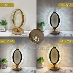 Crystal Table Lamp | Table Lamp | 3 Colours | LED Wireless