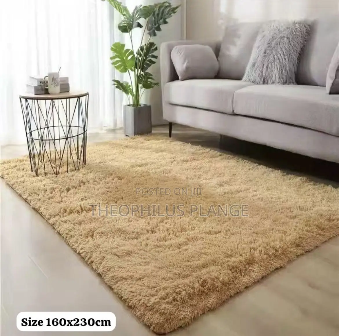 Fluffy Fur Carpet. 120x230 Living Room Carpet