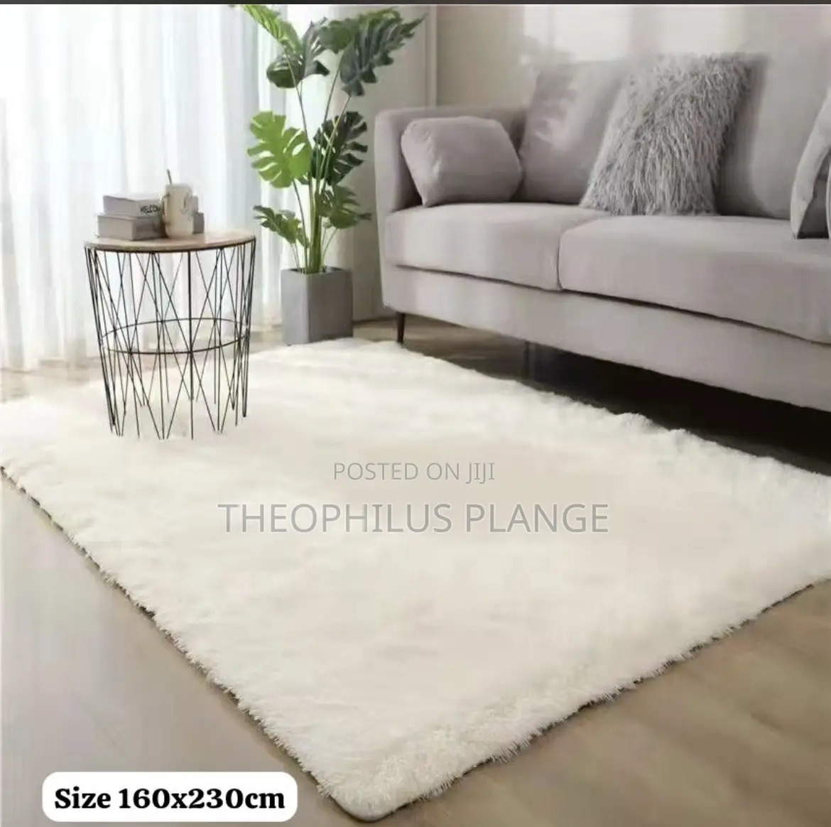Big Size Fluffy Fur Carpet 120x230. Living Room Carpet