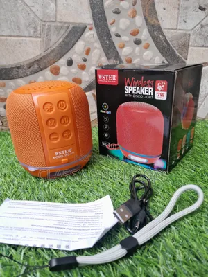 Bluetooth Speaker With Disco Light
