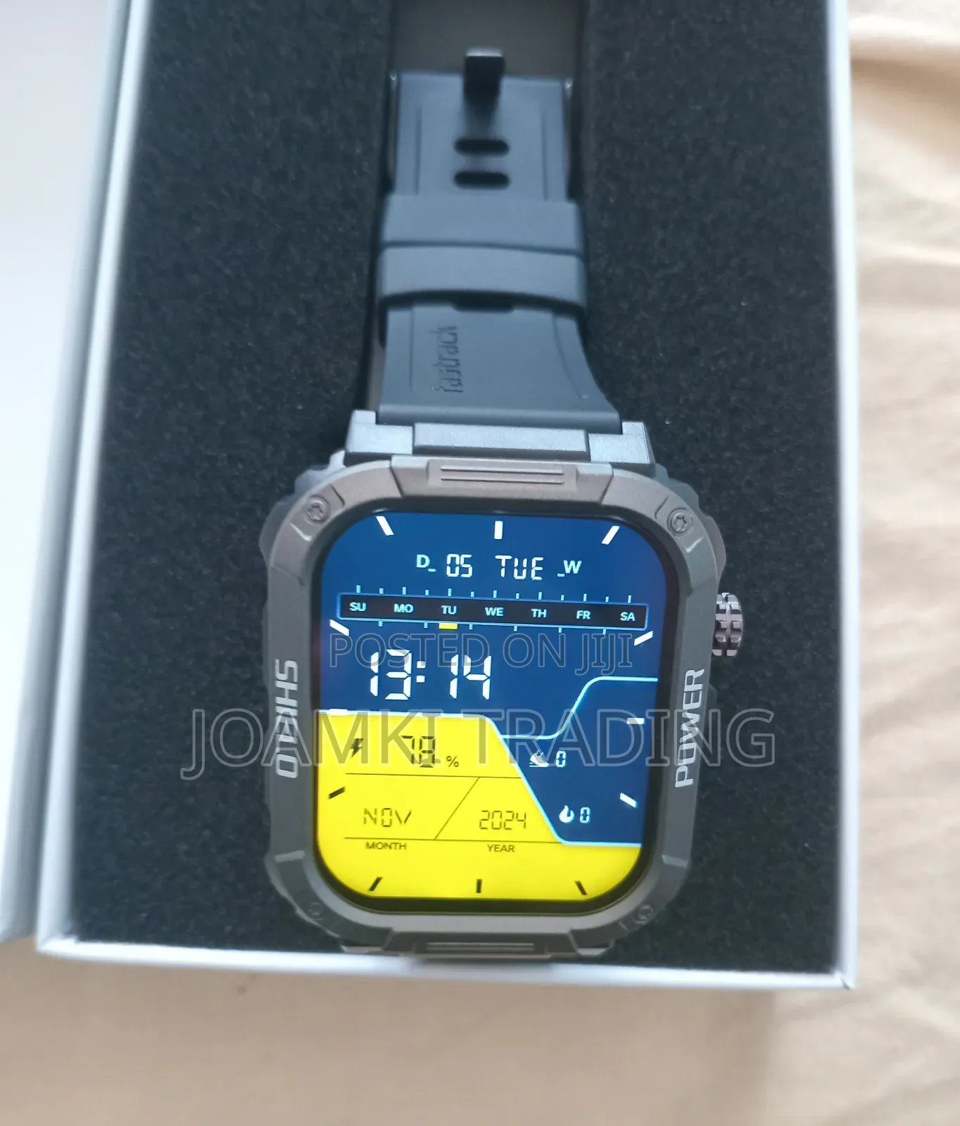 Rugged Smart Watch, Bt Call, Health Care, Ip68, Ios/Android