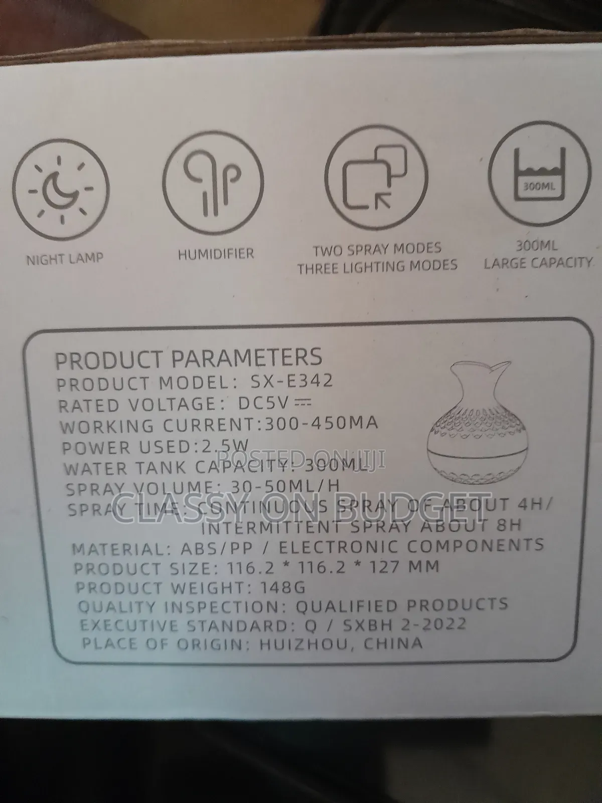 Flower Shaped Diffuser/ Humidifier