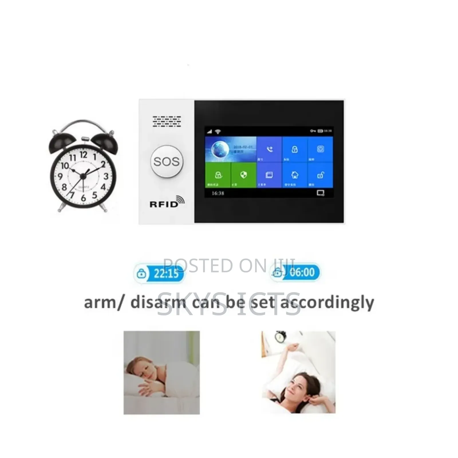 GSM Intelligent Intrusion Alarm System With Motion Sensor .