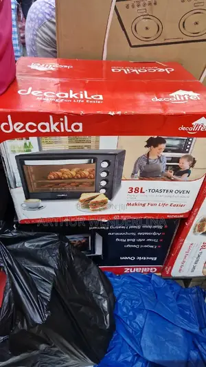 Decakila 38l Multi-functional Electric Toaster Oven| 1600w