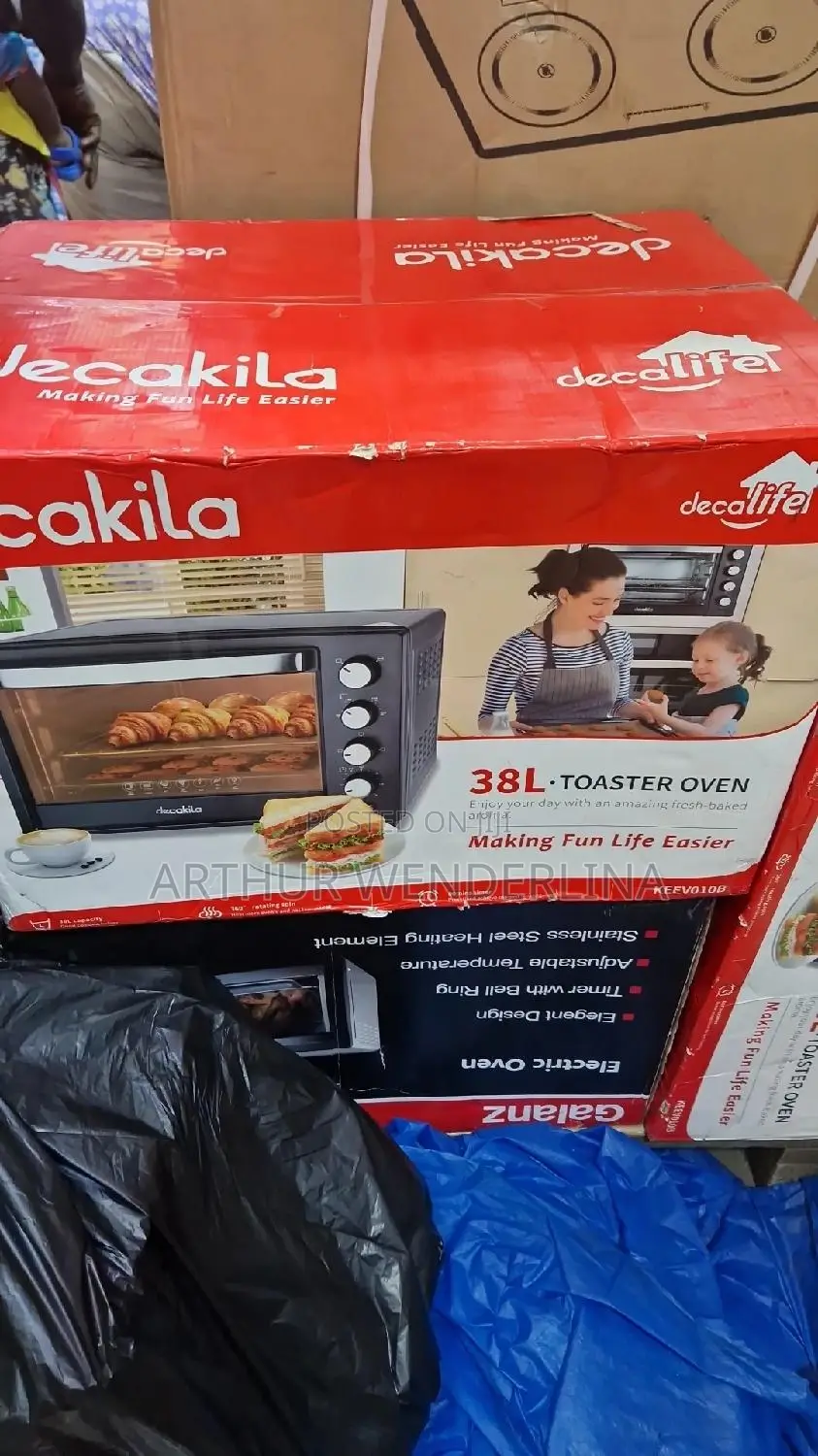 Decakila 38l Multi-functional Electric Toaster Oven| 1600w