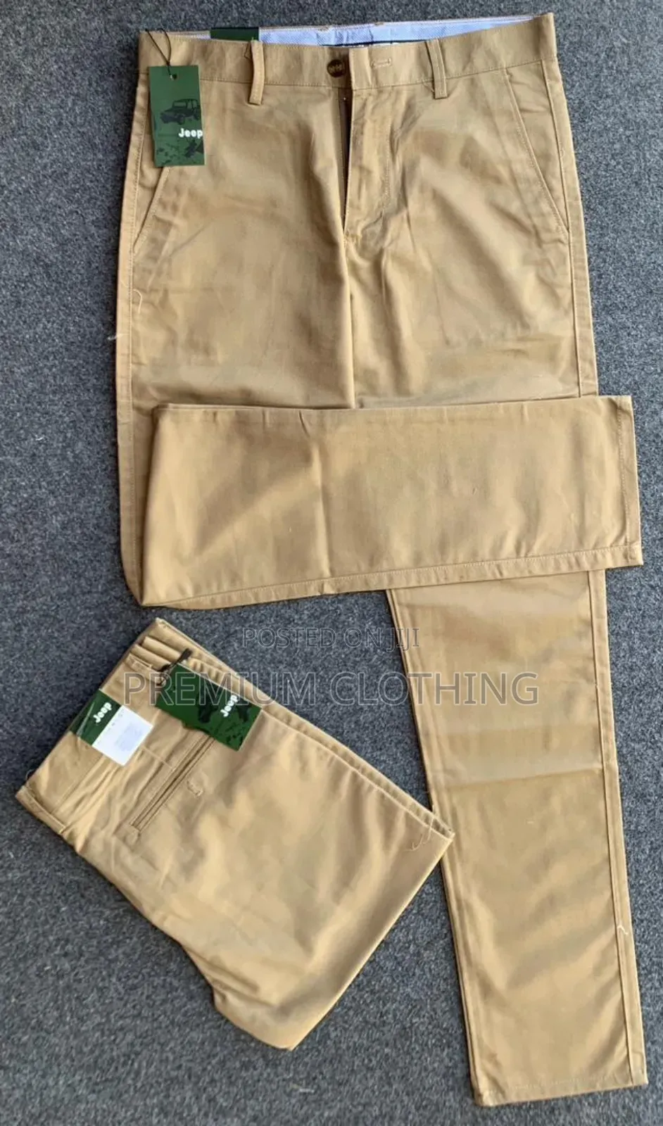 Mens Khaki Trousers Available