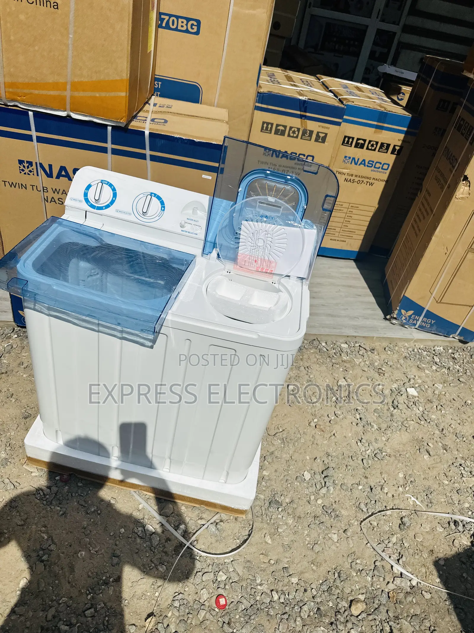Rust Proof Plastic Body 7kg Nasco Twintub