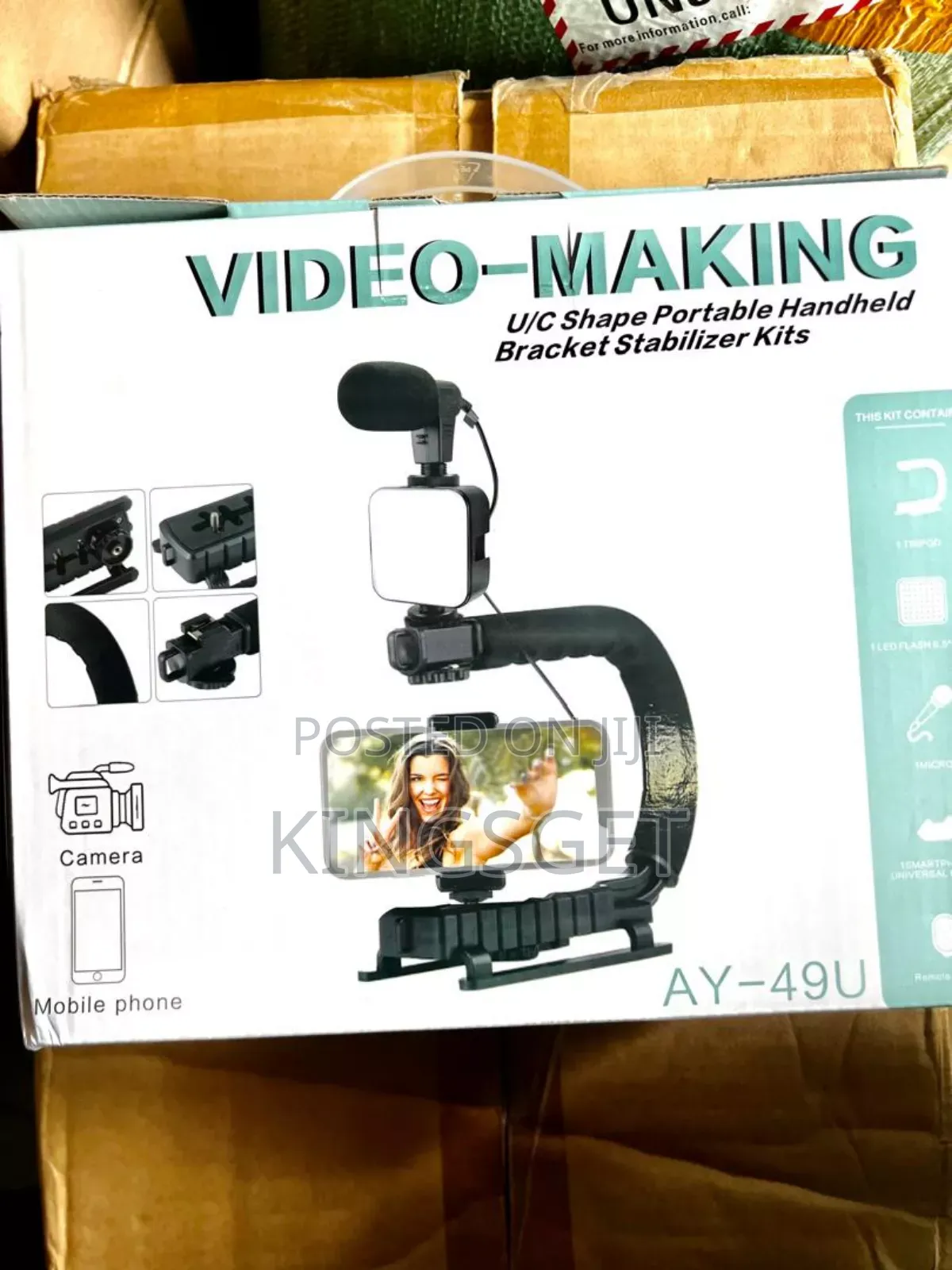 Handheld Bracket Stabilizer Video Making Kit