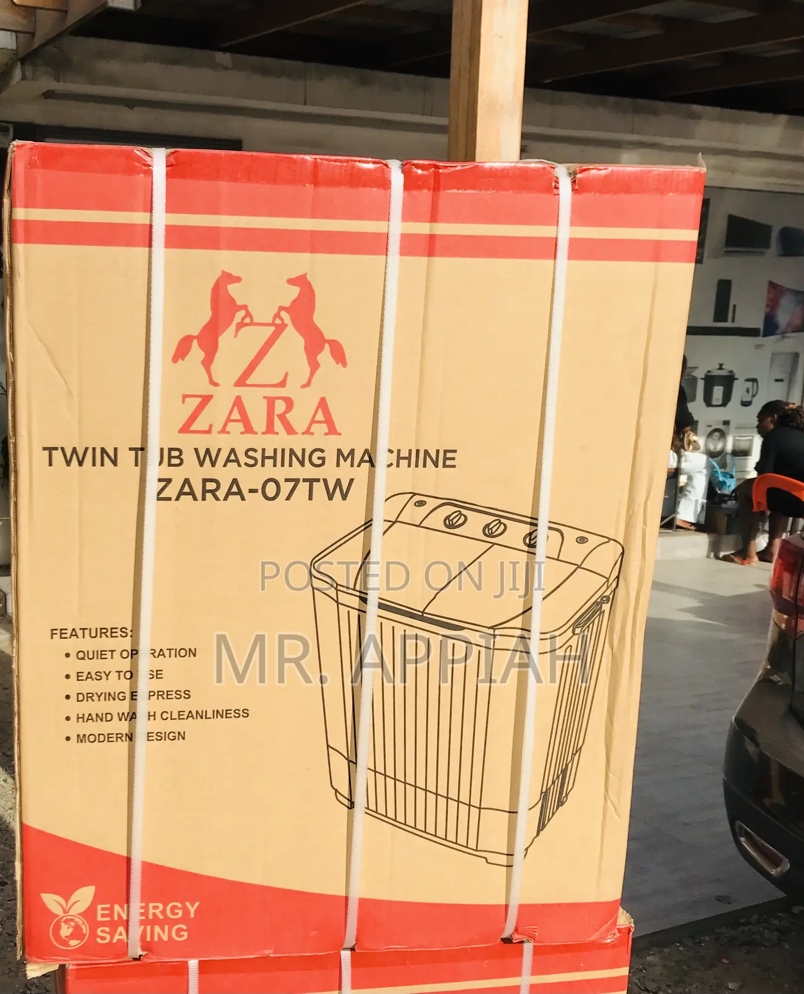 Choose Zara 7kg Semi-Auto Washing Machine(White).