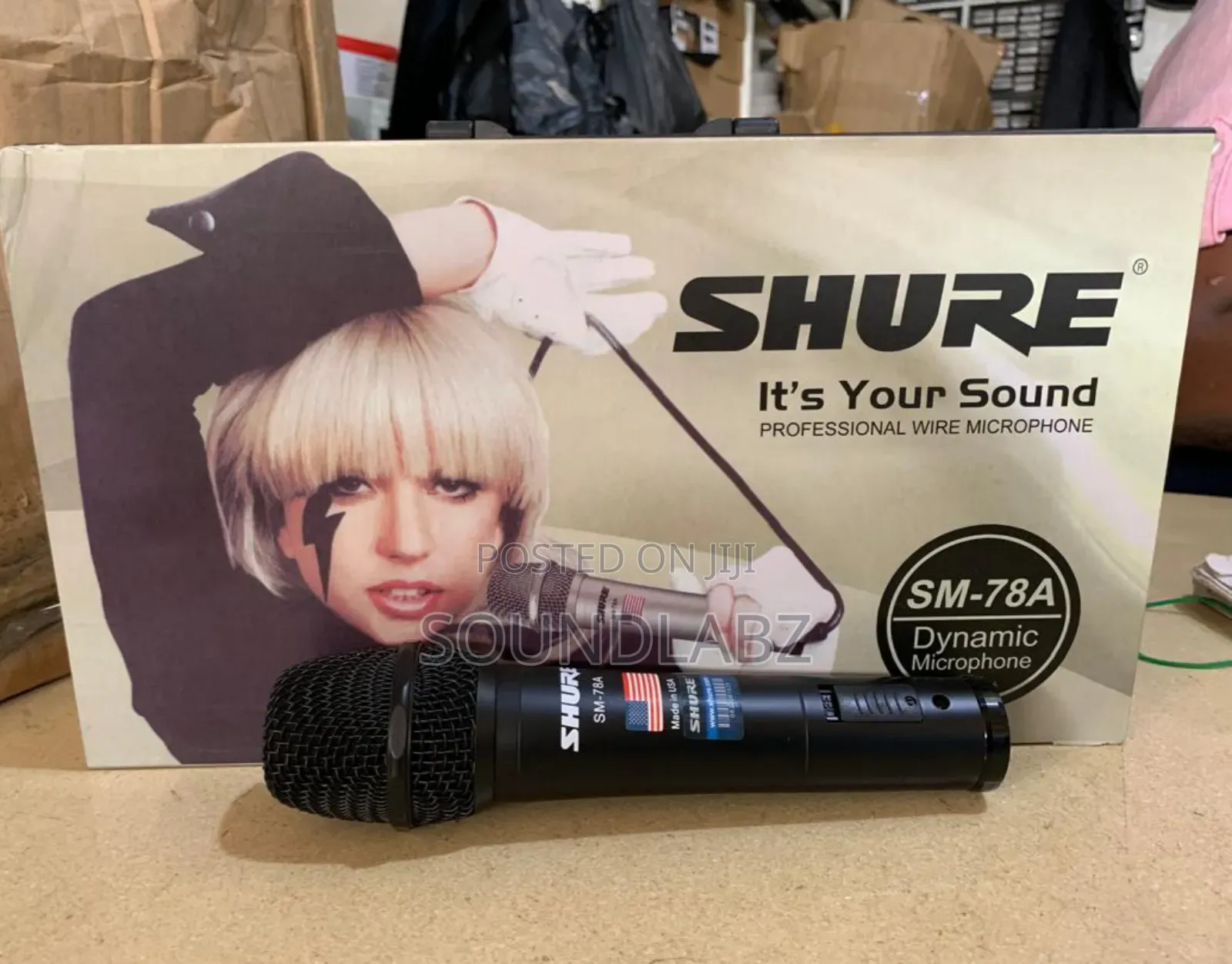 Shure SM-78A Cord Microphone