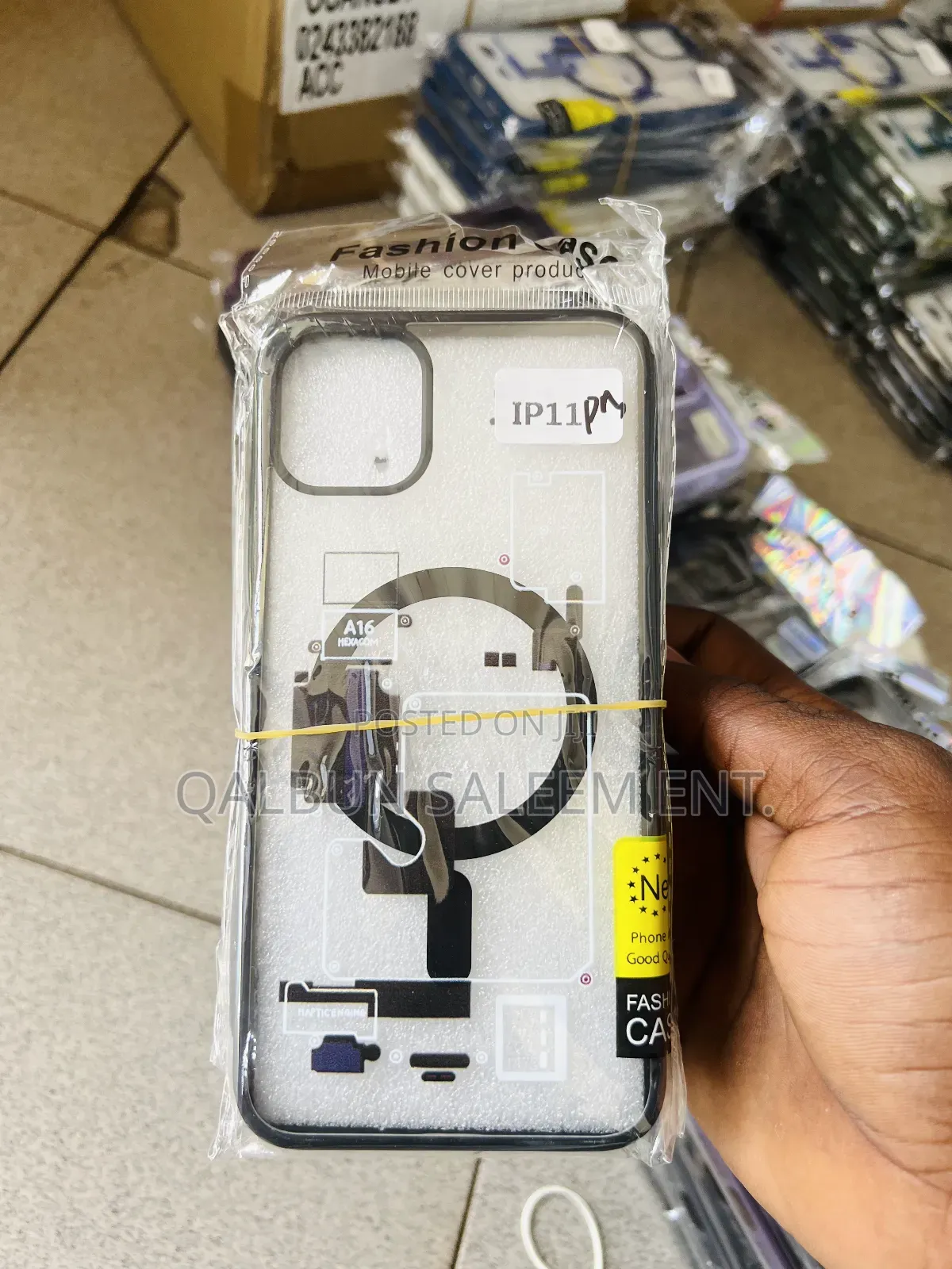 Apple A16 Clear Case Magnetic Ring For iPhone 11-15 Series