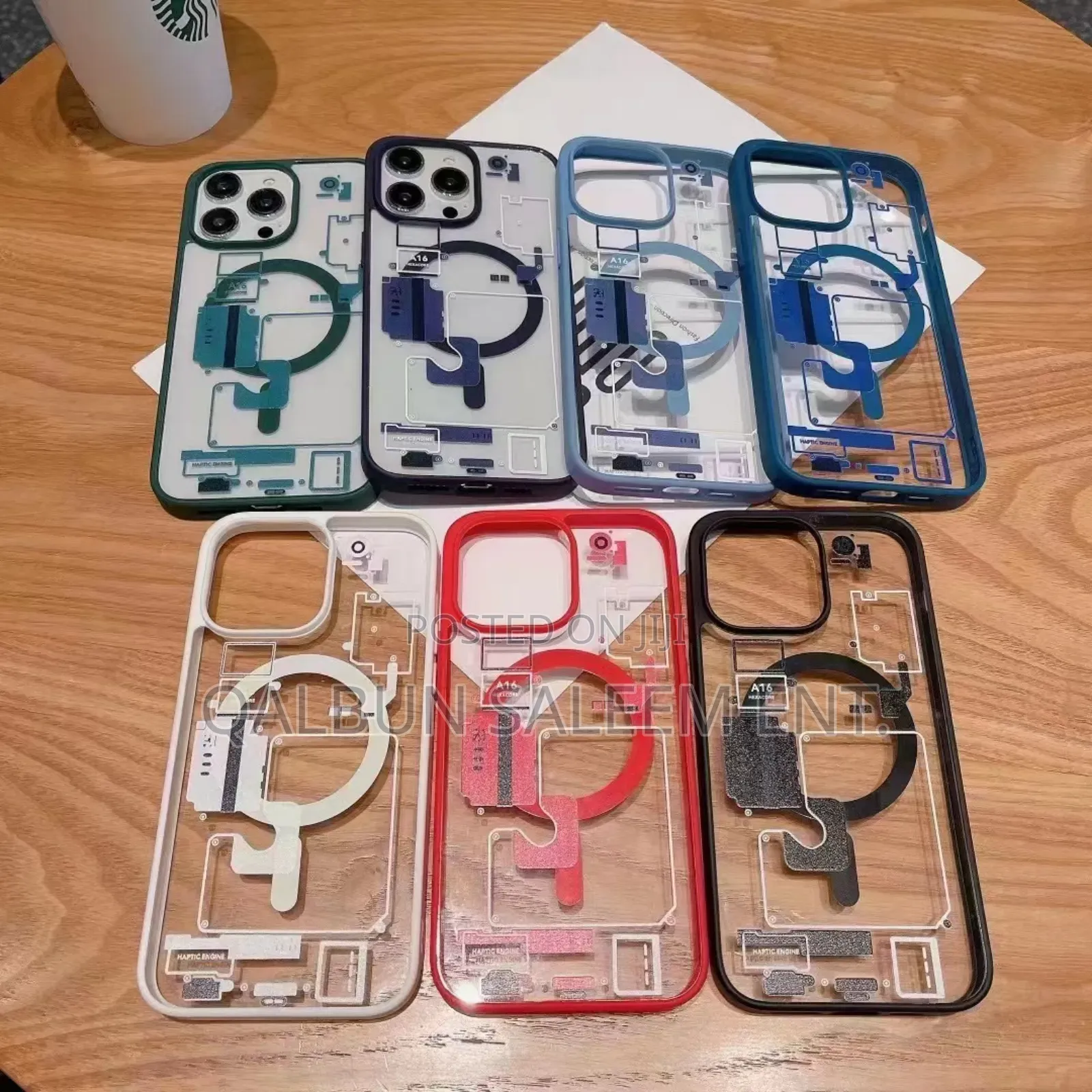 Apple A16 Clear Case Magnetic Ring For iPhone 11-15 Series