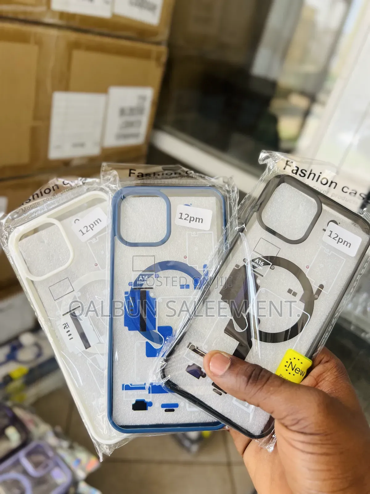 Apple A16 Clear Case Magnetic Ring For iPhone 11-15 Series
