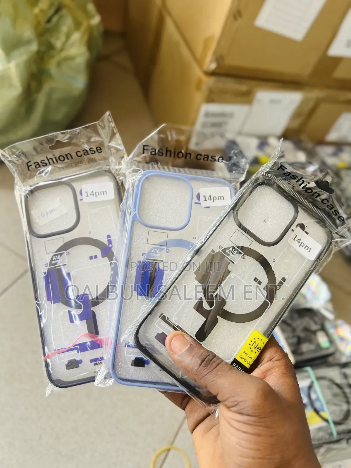 Apple A16 Clear Case Magnetic Ring For iPhone 11-15 Series