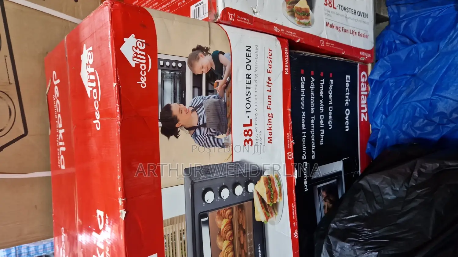 Decakila 38L Multi-Functional Electric Toaster Oven| 1600W