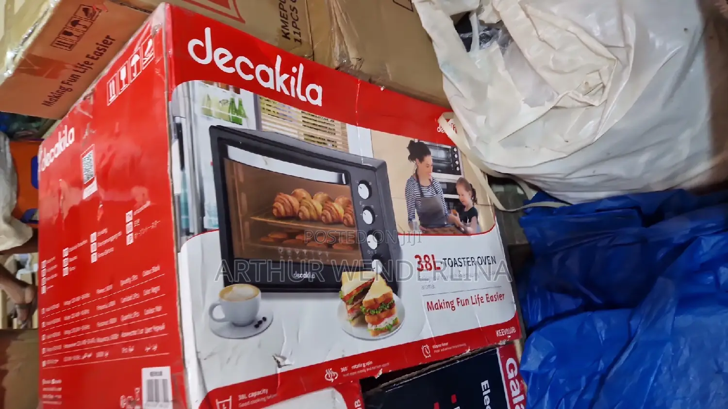 Decakila 38L Multi-Functional Electric Toaster Oven| 1600W