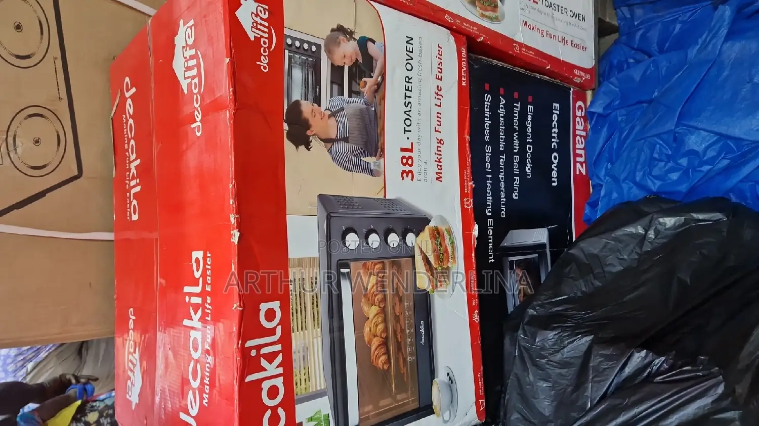 Decakila 38L Multi-Functional Electric Toaster Oven| 1600W