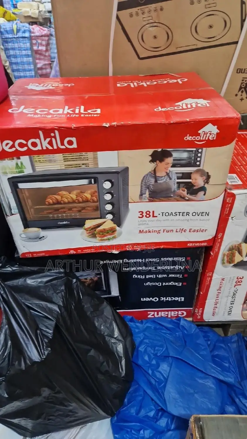 Decakila 38L Multi-Functional Electric Toaster Oven| 1600W