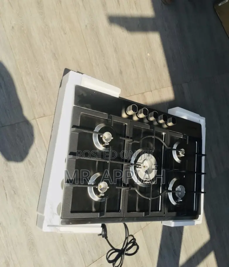 Check Out Midea 90g50me 90cm 5 Gas Burner(Silver).