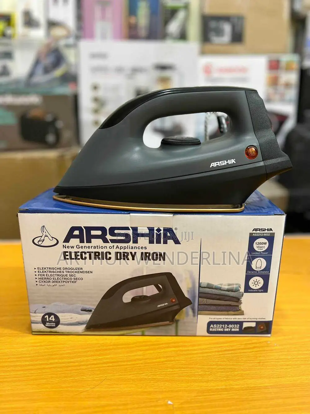 Arshia Electric Dry Iron Model - 1200 Watt -Model AS2212