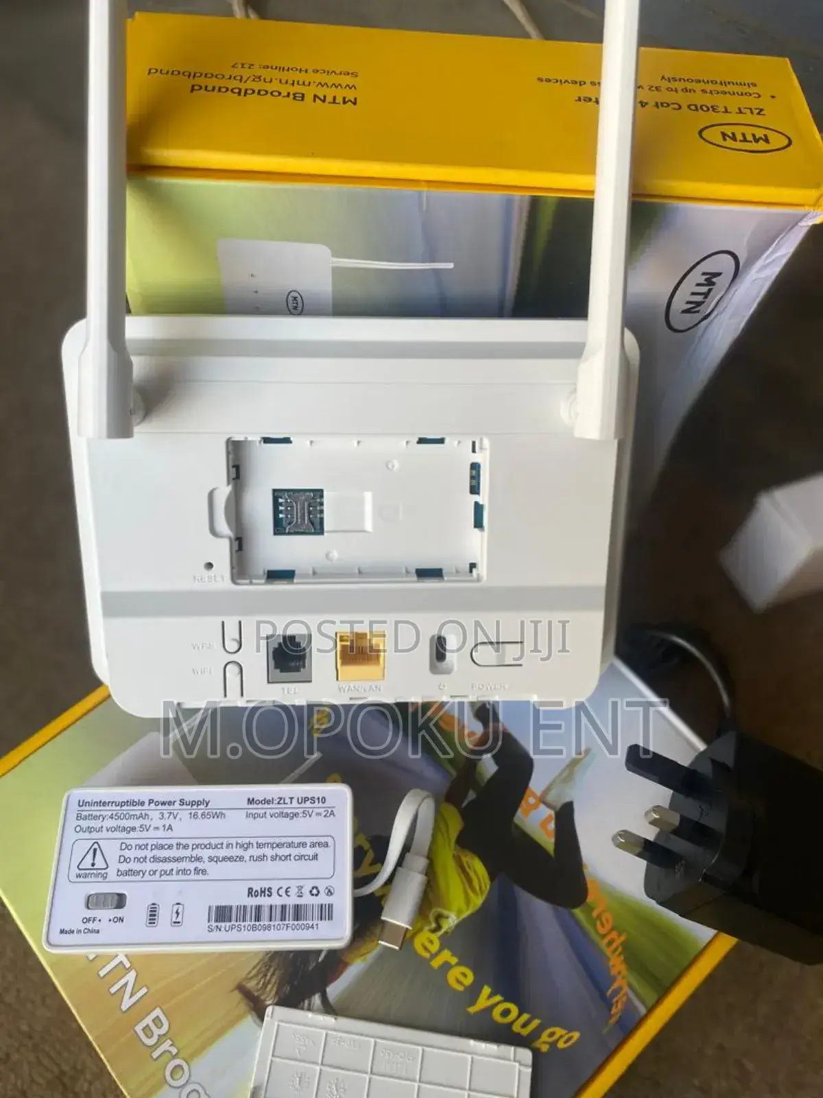 MTN Broadband ZLT T30d Cat 4 Router Universal
