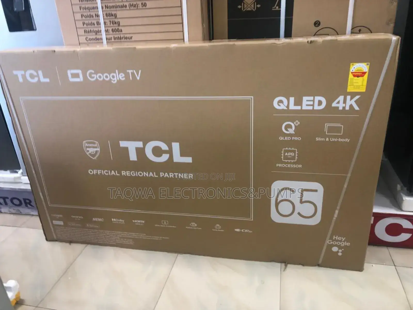 TCL 65" Qled Smart Google Tv