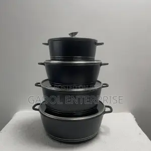 Large Nonstick Cookware Set 8l, 12l, 16l, 22l Induction Base