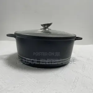 Large Nonstick Cookware Set 8l, 12l, 16l, 22l Induction Base