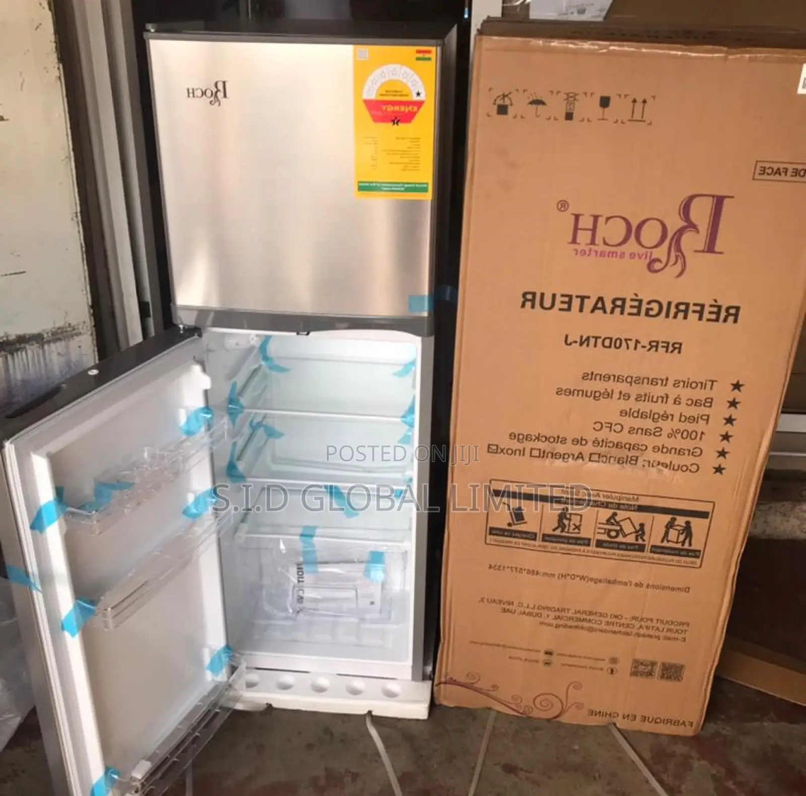 Chill Vibes Only With Roch 138L Double Door Fridge