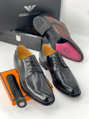 Giorgio Armani Polished Derby Shoes for the Modern Men
