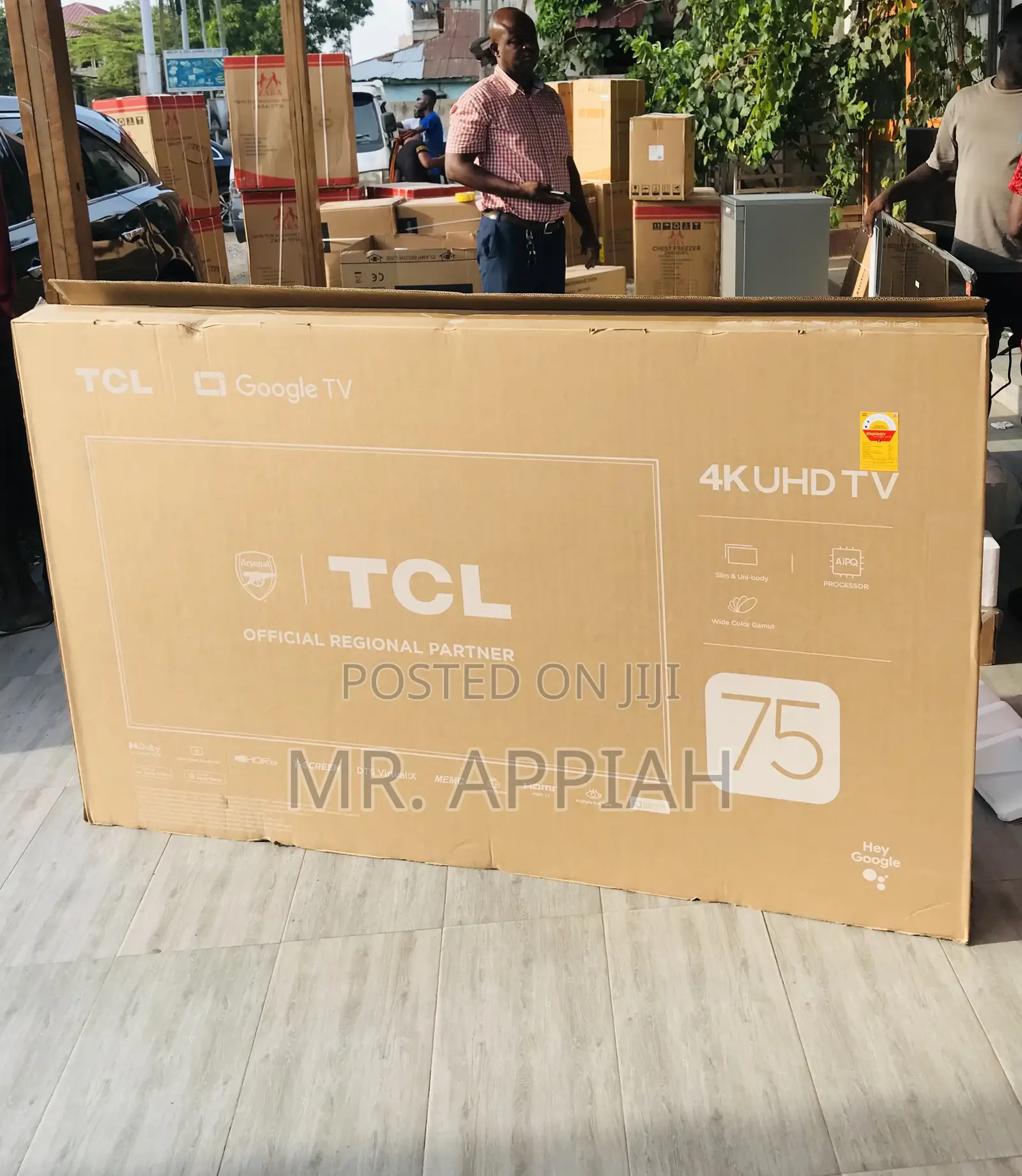 Brand New TCL 75p755 75 Inch Ultra Hd Smart Google Tv.