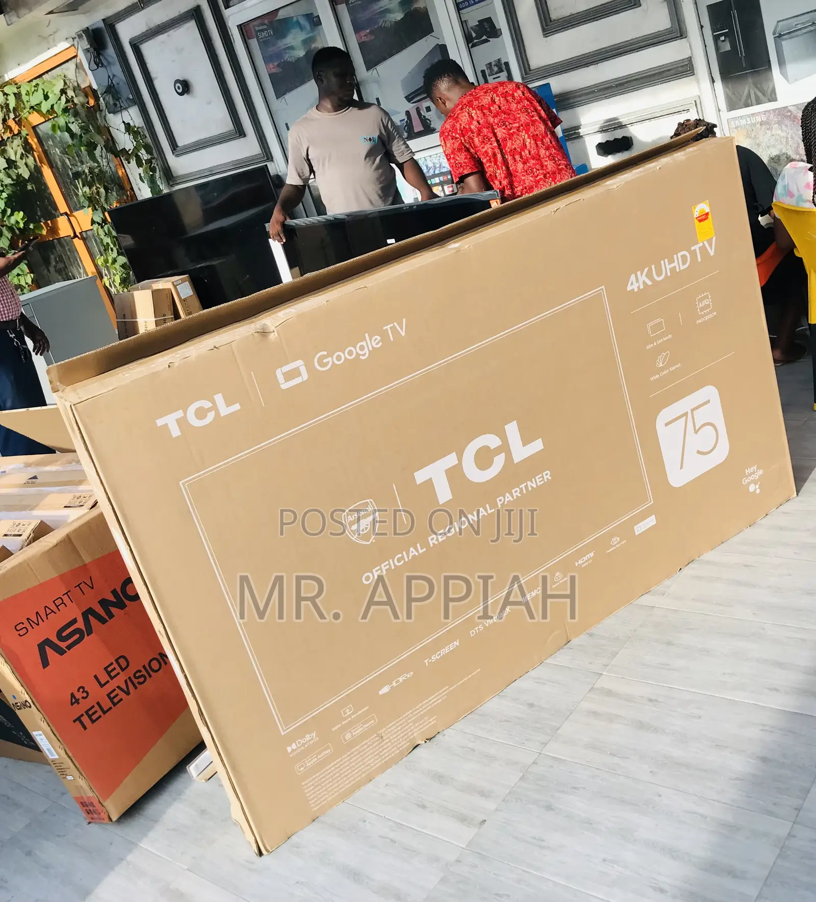 High Quality TCL 75p755 75” Ultra Hd Smart Android Tv.