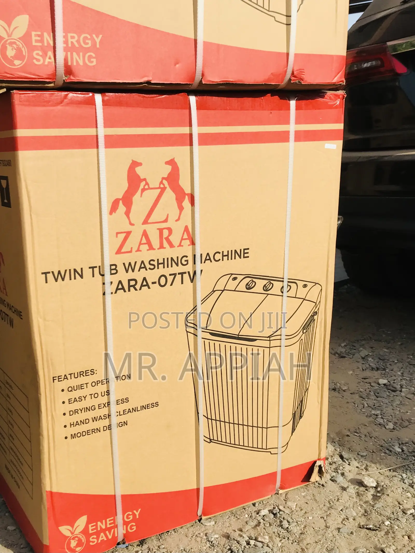 Lovely Design Zara 7kg Semi- Auto Electric Washing Machine