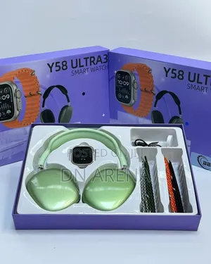 Y58 Ultra Smart Watch With P9 TWS Headset