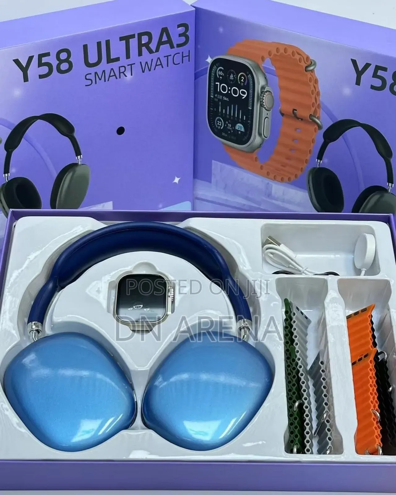 Y58 Ultra Smart Watch With P9 TWS Headset