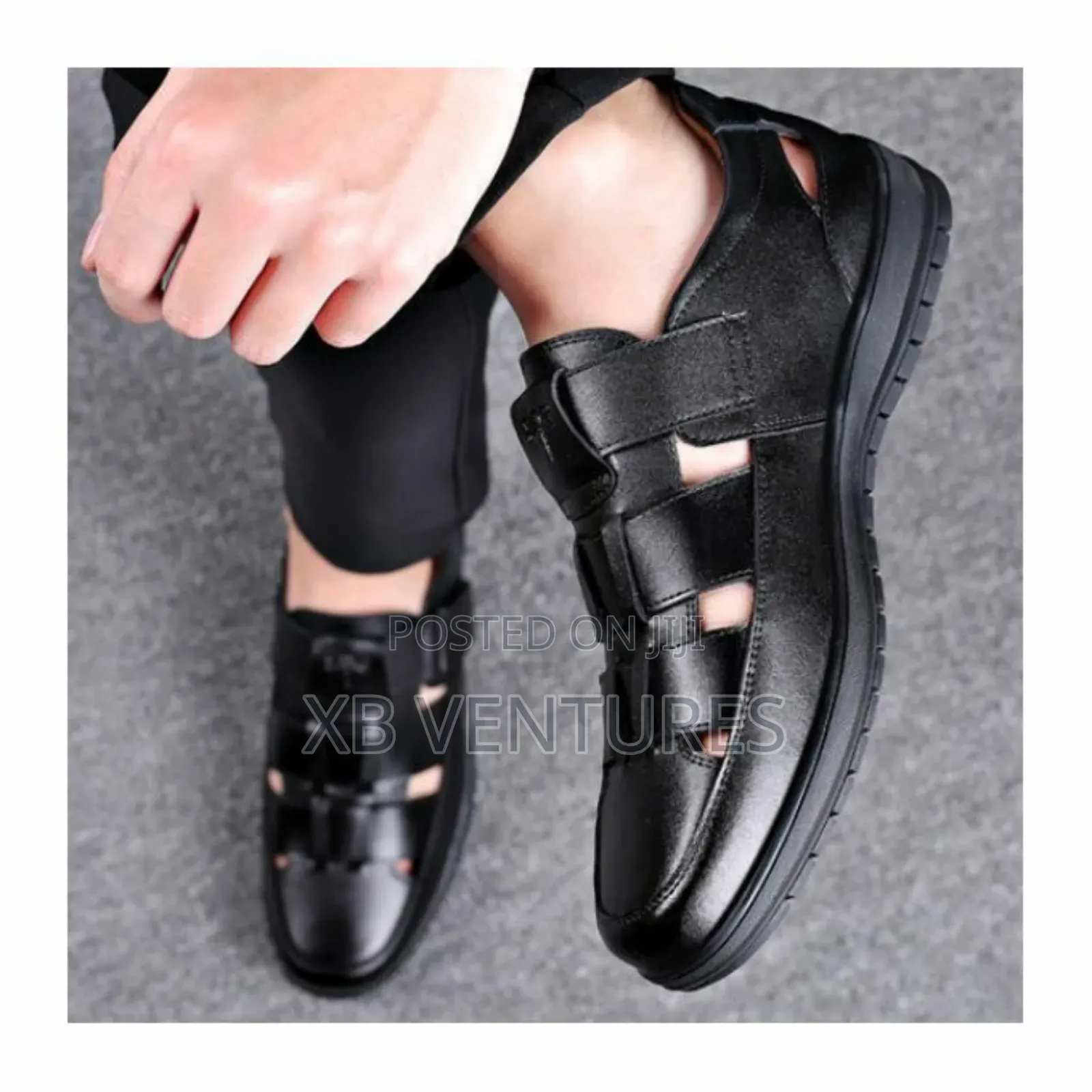 Men's Palm Sandals Leather Shoes
