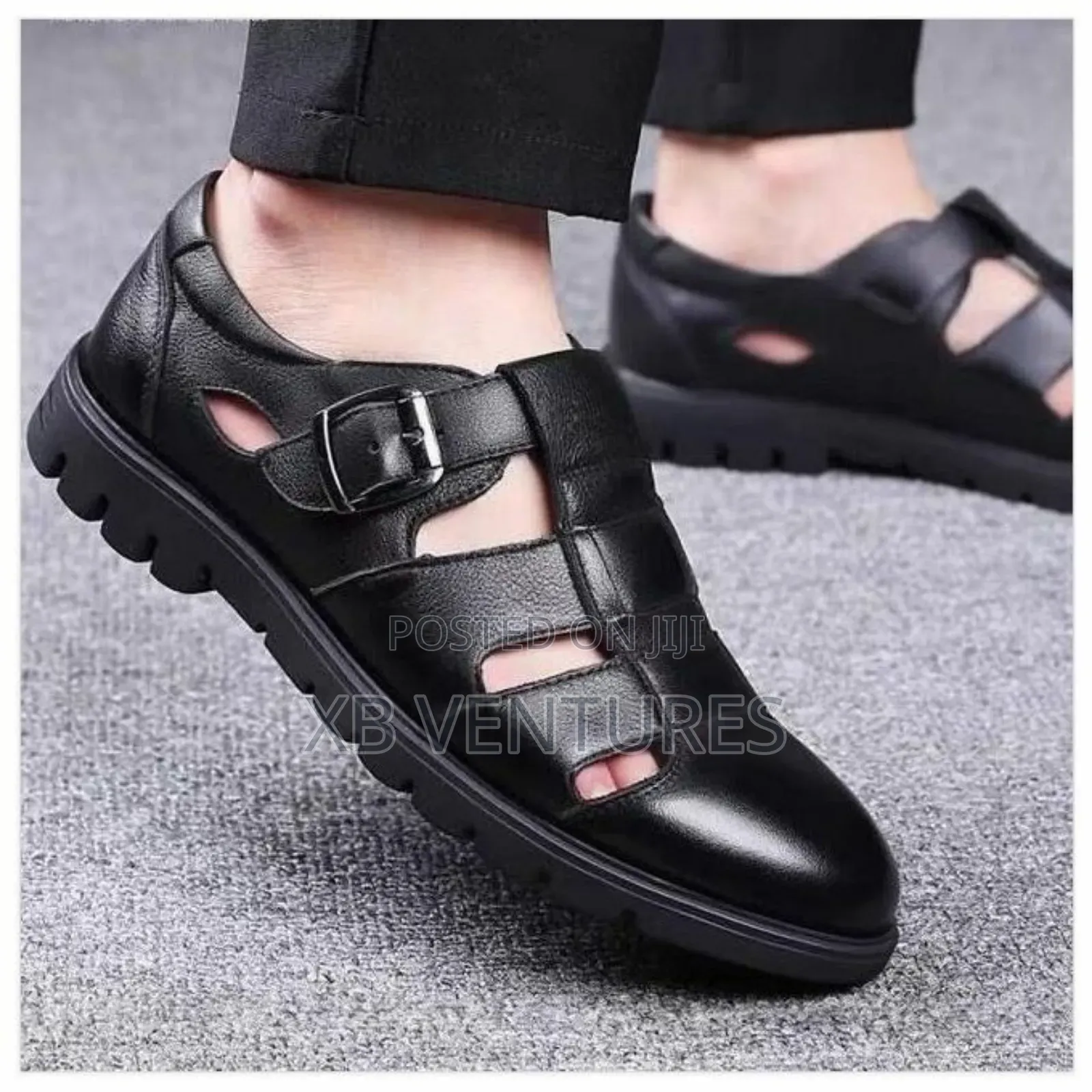 Men's Palm Sandals Leather Shoes