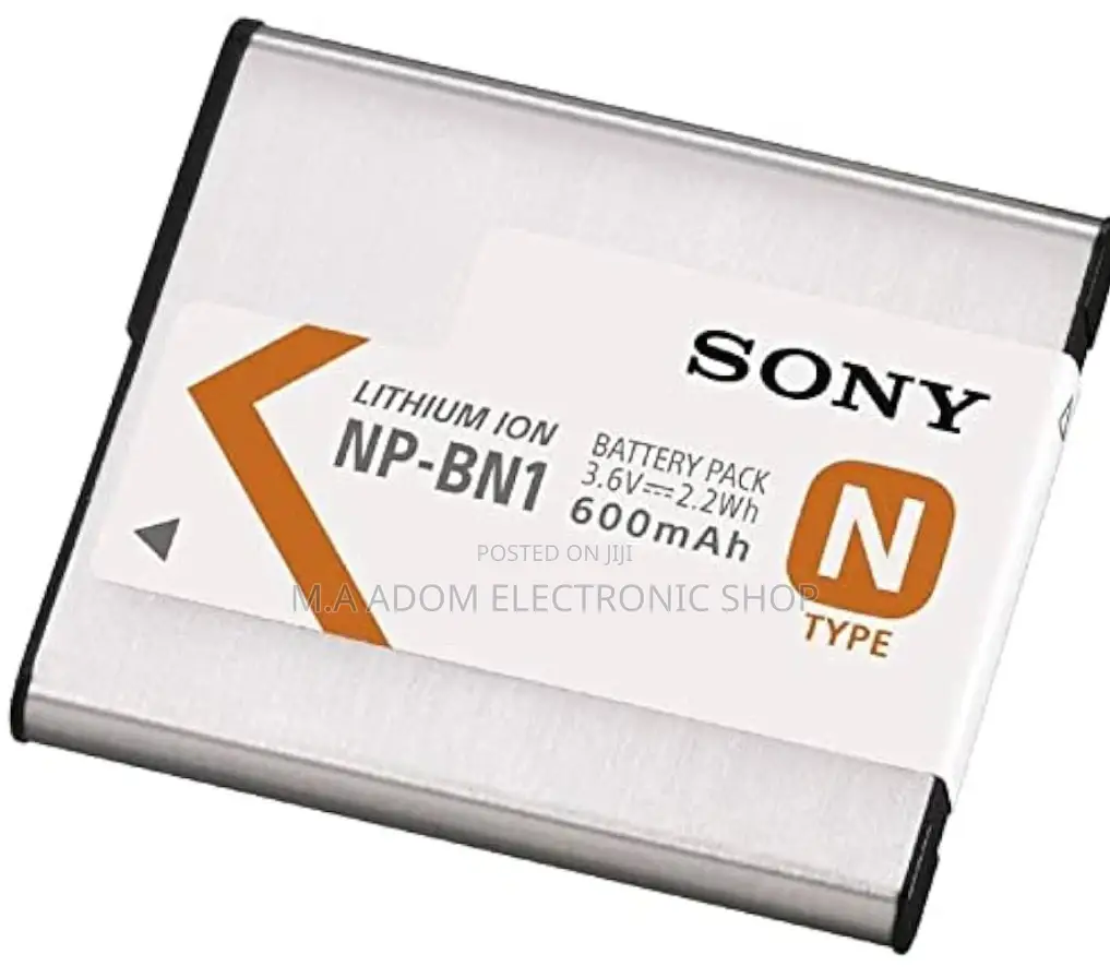 Stay Powered Up With the Sony NP-BN1 Lithium-Ion Battery