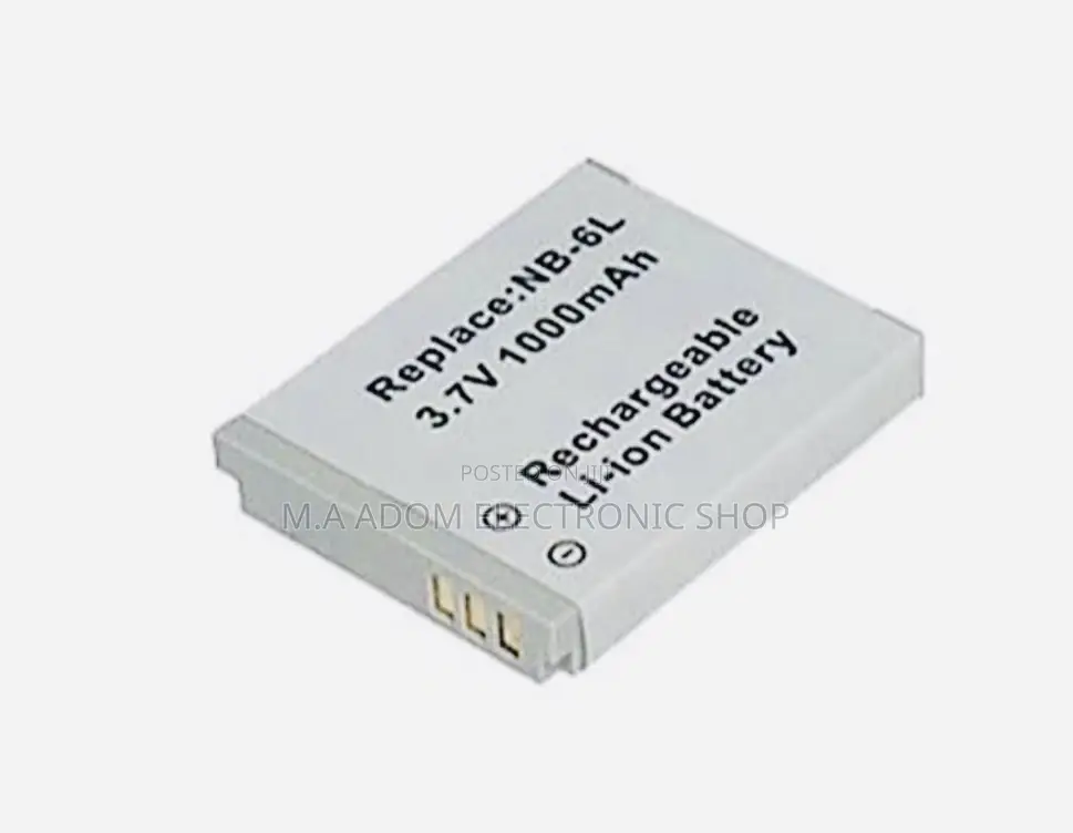 Power Your Canon Digital Camera With Reliable NB-6L Battery